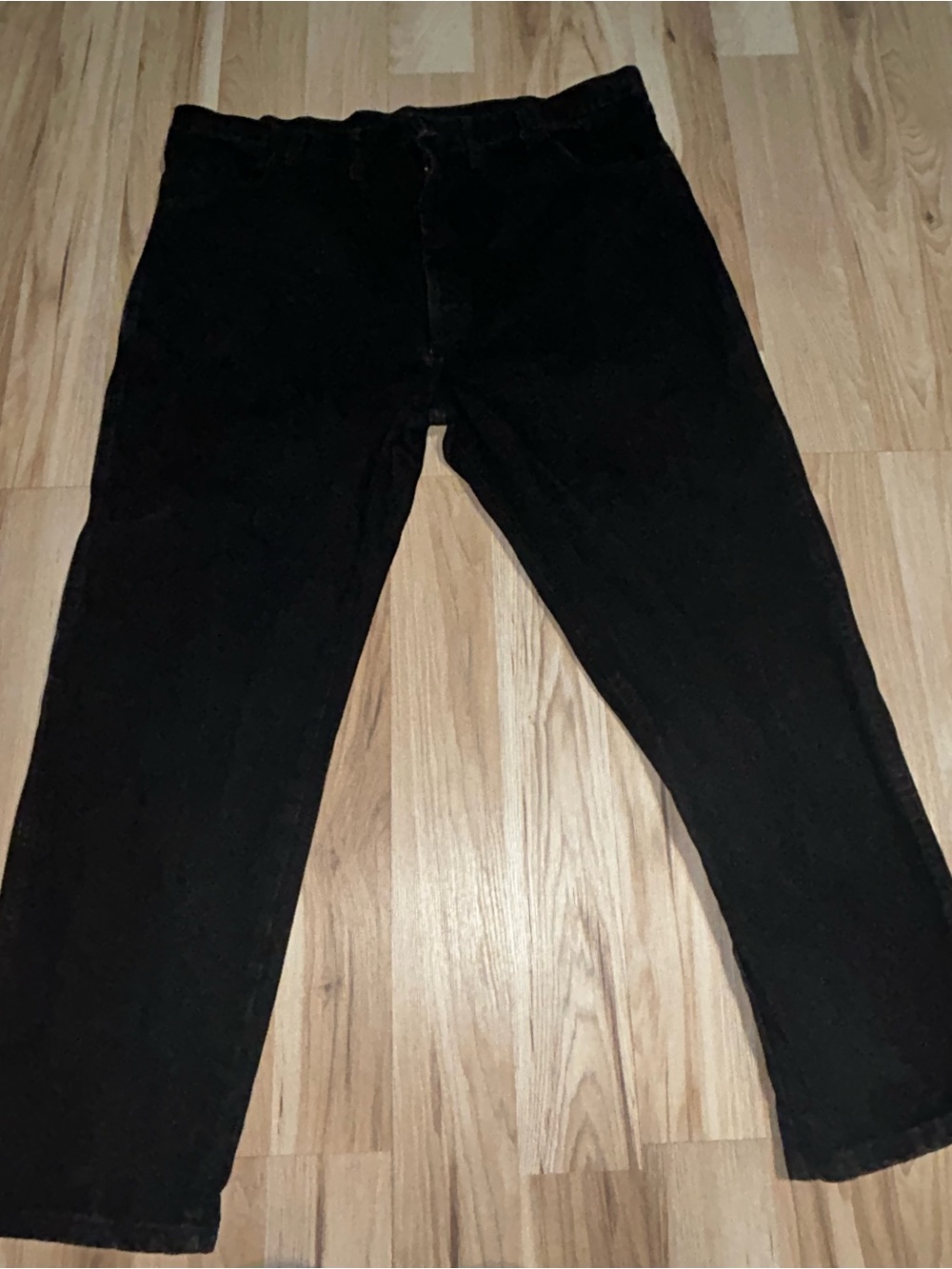 Men's Black Jeans - Straight Fit